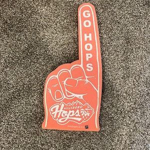 Hillsboro Hops foam finger